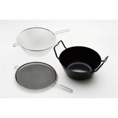 鉄揚げ鍋 22cm セット