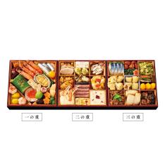 〈銀座久兵衛×日本橋たいめいけん（2代目）〉美肴コラボおせち料理　三段重