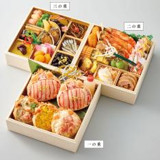 〈蟹料亭　松江和らく〉蟹のお重と和風おせち三段重