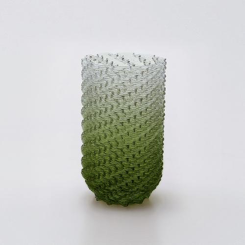 「VASE」フラワーベース TSUTSU S グリーン