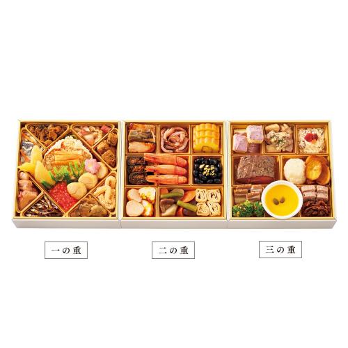 〈北海道どさんこプラザ札幌店〉監修 北海道クラフトおせち 三段重