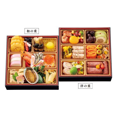 〈赤坂球磨川/麻布十番ピアットスズキ〉監修 和洋おせち料理 二段重