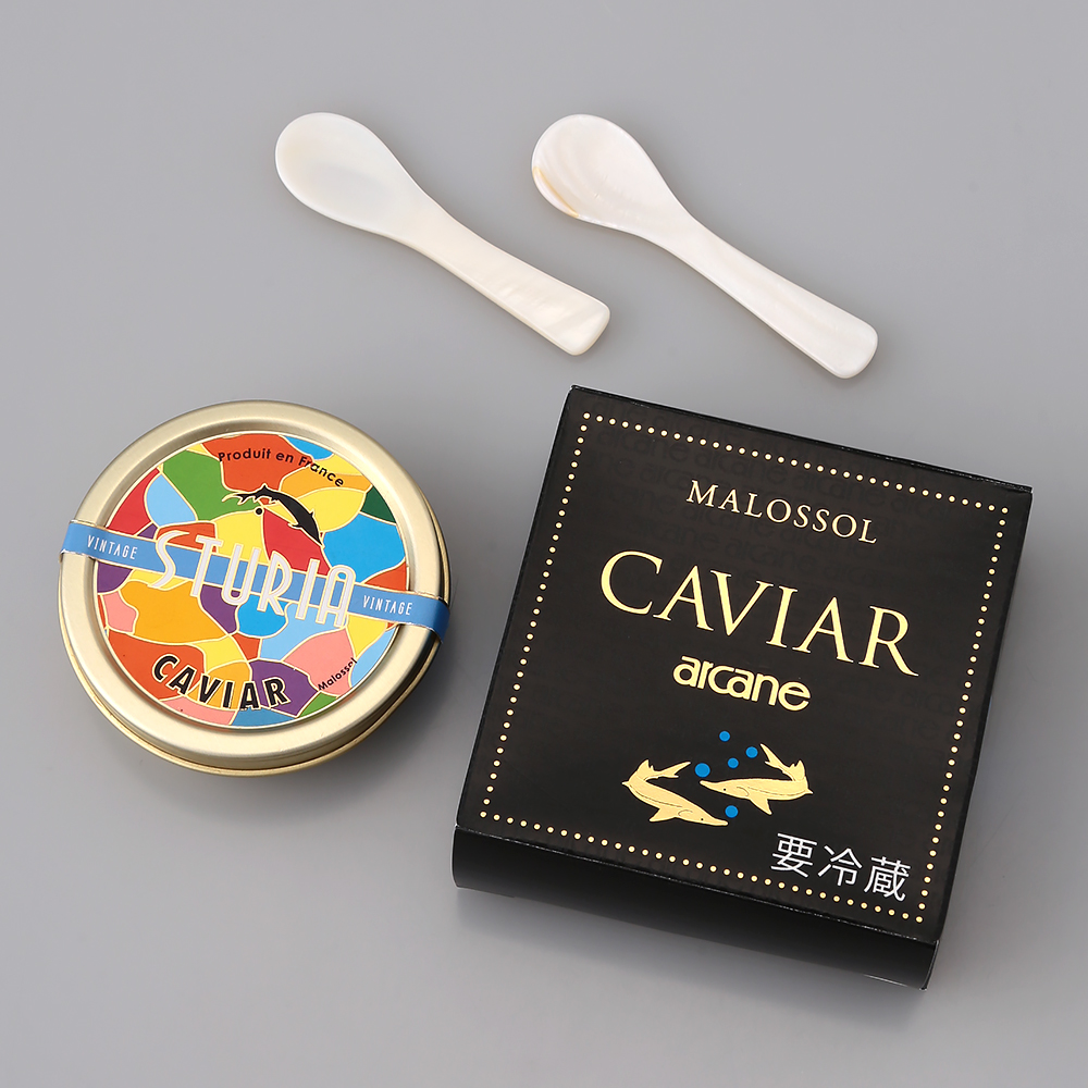 フランス産キャビア食べ比べ
