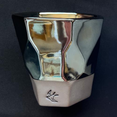 ＜つばめ工房＞プラチナブルー フリーカップ