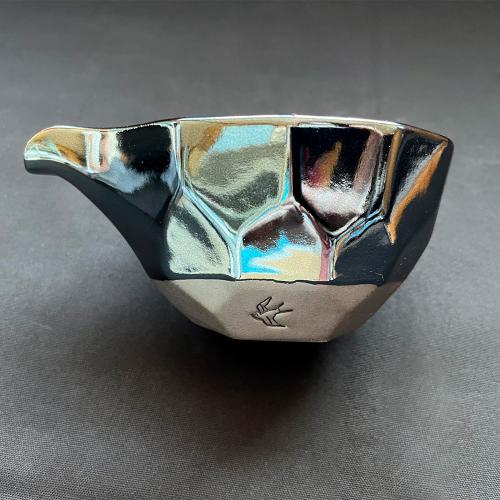 ＜つばめ工房＞プラチナブルー  冷酒器