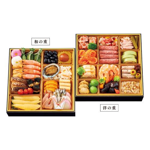 〈日本料理 鈴なり×ピアットスズキ〉監修 和洋おせち料理 二段重