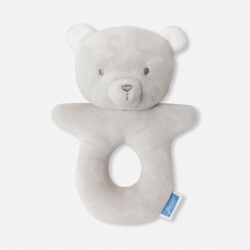 ベロアのくまのガラガラ