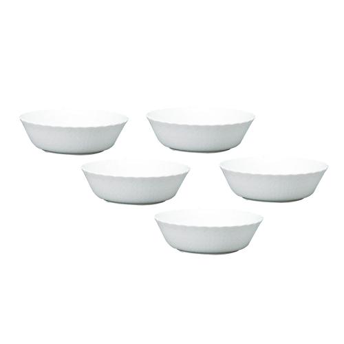 シルキーホワイト 16cmシリアルボウル5個セット
