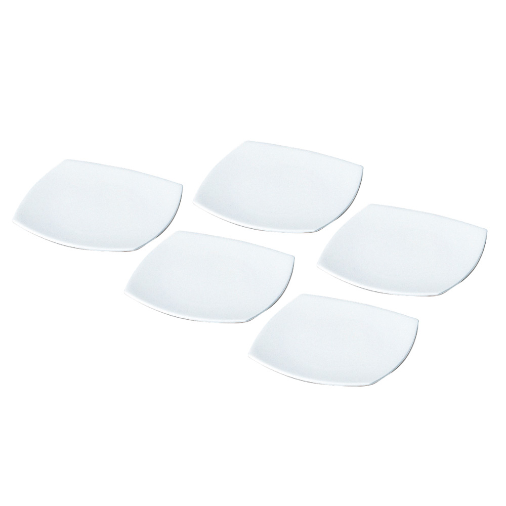 スタイルズ 21cmスクエアプレート5枚セット