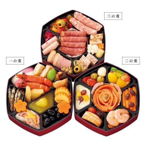 〈花蝶〉和洋おせち料理 ほのか 三段重