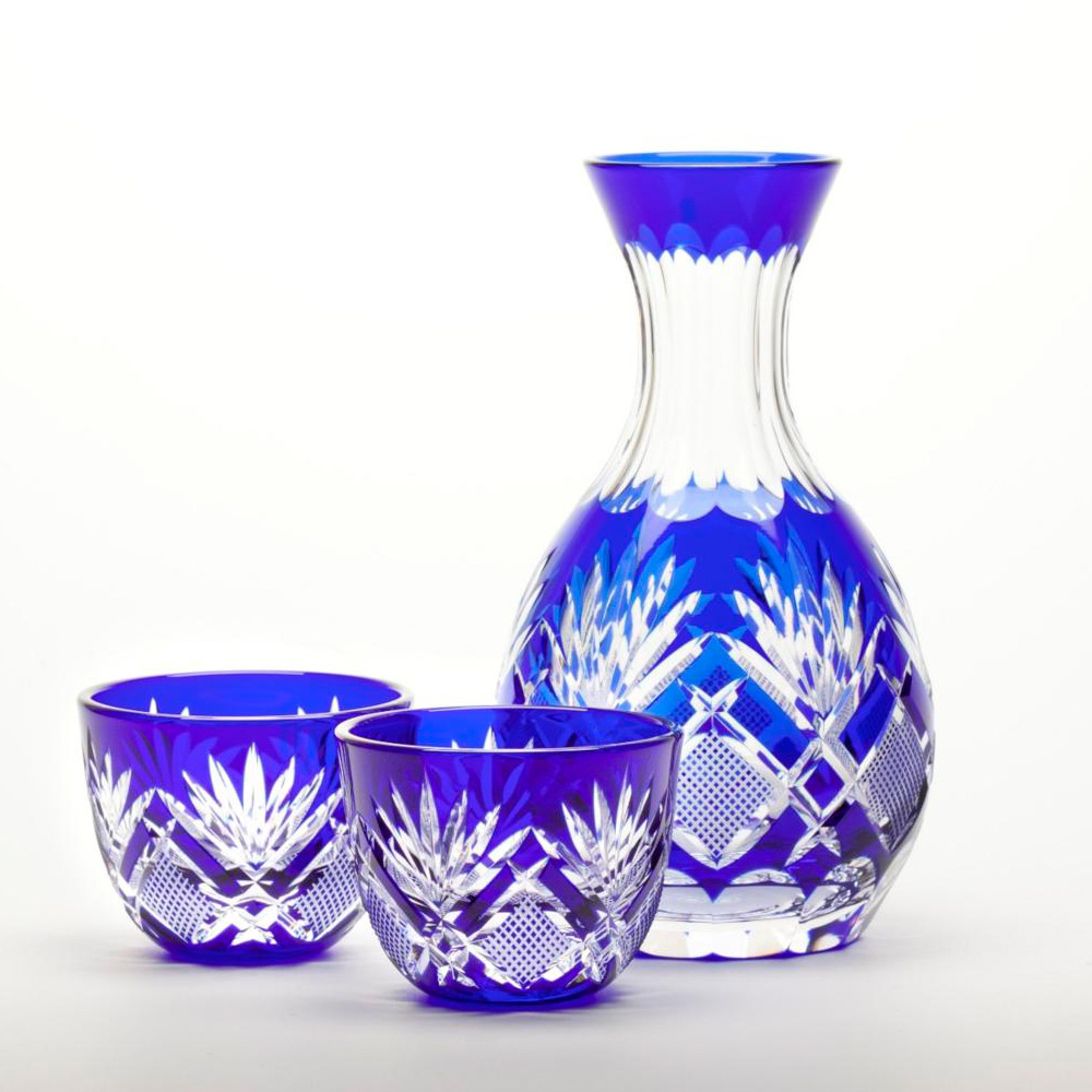 剣菱魚子文様 酒器揃