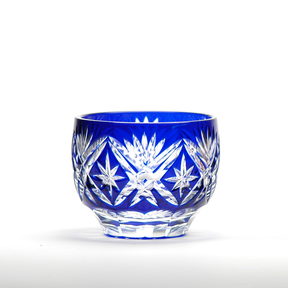 剣菱星文様 ぐい呑み（ルリ）