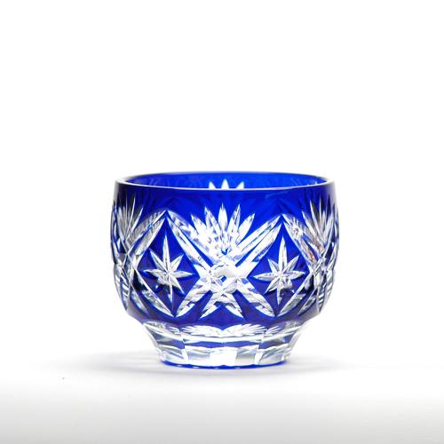 剣菱星文様 ぐい呑み（ルリ）