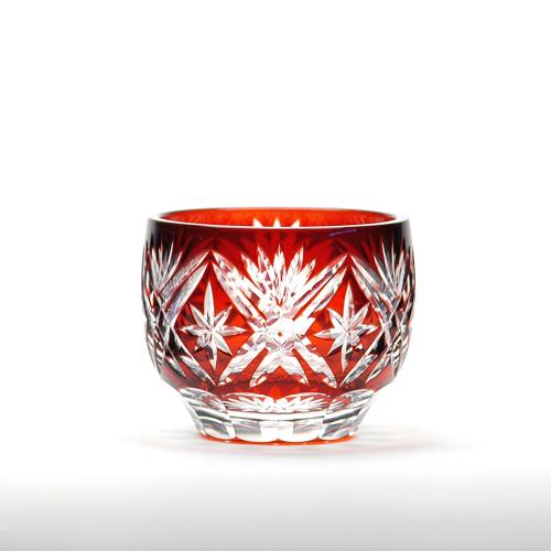 剣菱星文様 ぐい呑み（アカ）