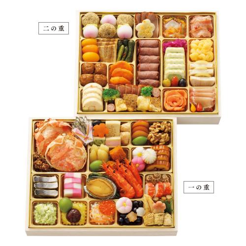 〈能登半島　ホテル海望〉和洋おせち料理 二段重