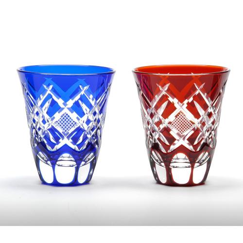 菱魚子文様 ぐい呑ペア