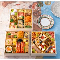 〈JAL SELECTION〉世界5か国を旅するおせち　和洋中三段重