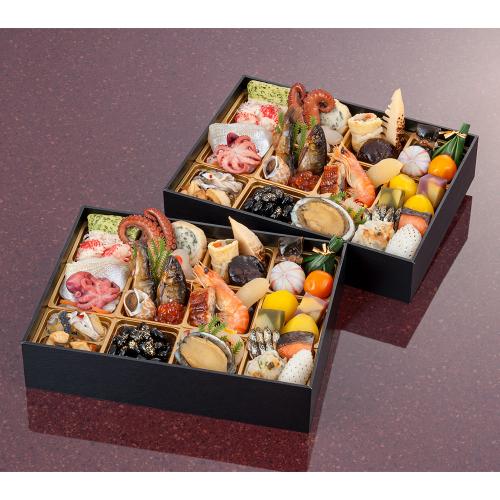 〈京都・大原　料理旅館　芹生〉監修 和風おせち ニ折