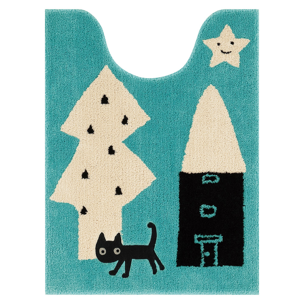 迷子のMEMEBEBEロングトイレマット