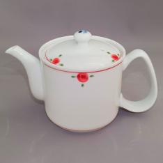 波佐見焼　三方花絵　軽々ポット大