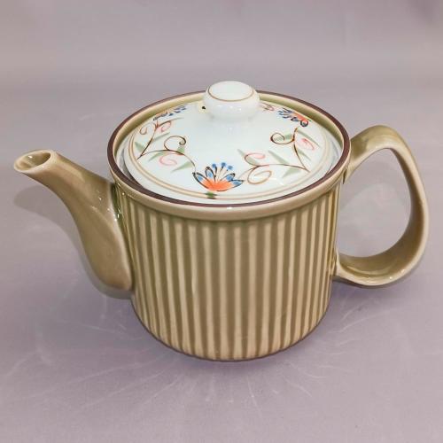 波佐見焼　花蓮　SS軽量ポット緑　小