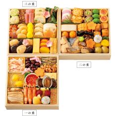 〈京料理 美濃吉〉おせち料理 三段重