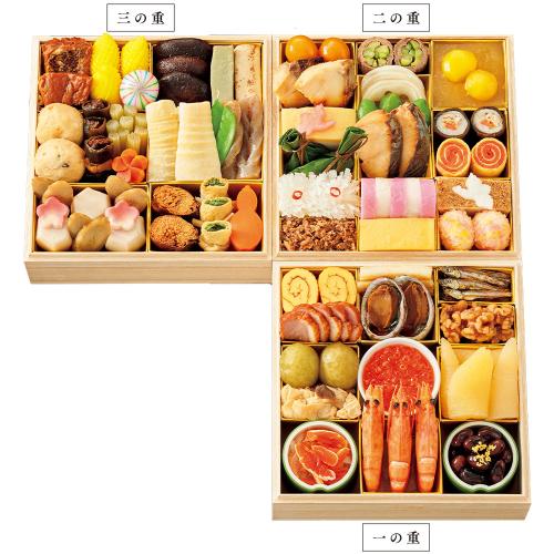 〈京料理 美濃吉〉おせち料理 三段重