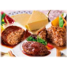 鎌倉山チーズケーキ・ハンバーグセット