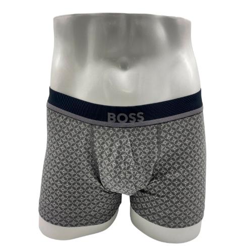 BOSS ストレッチコットン ボクサーパンツ モダンプリント 前閉じ S→LLサイズ