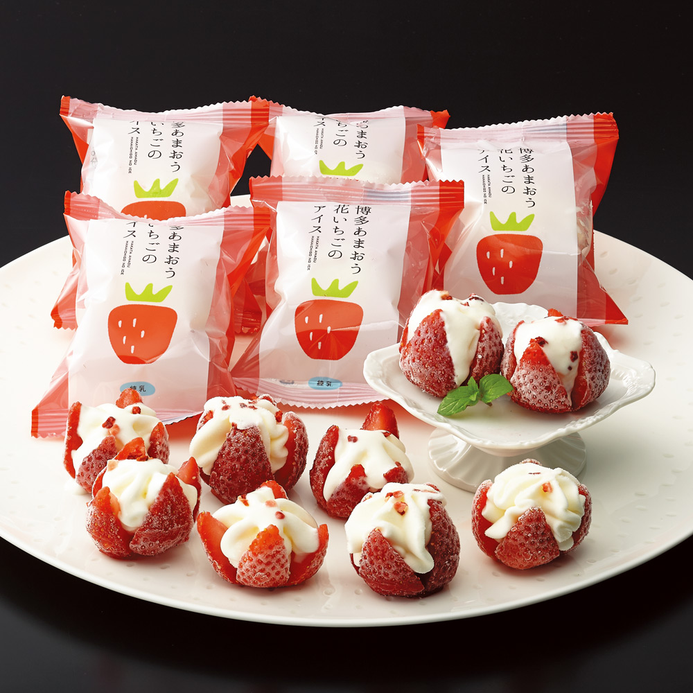 博多あまおう 花いちごのアイス 商品詳細 高島屋オンラインストア