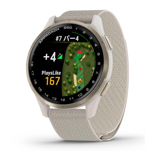 Garmin ガーミン Approach S50 010-03010 21 アイボリー AMOLEDディスプレイ Suica対応 2025年モデル