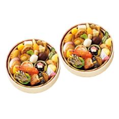 〈京菜味のむら〉おせち料理 花籠 二客組