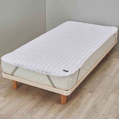 ＜イトリエ＞綿サッカー敷パッドIT4601