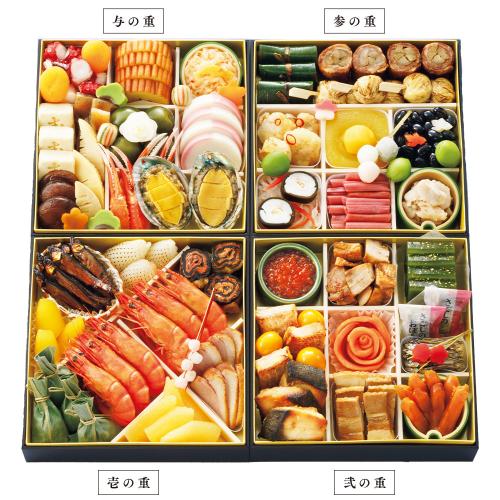 〈京菜味のむら〉おせち料理 朱雀 与段重