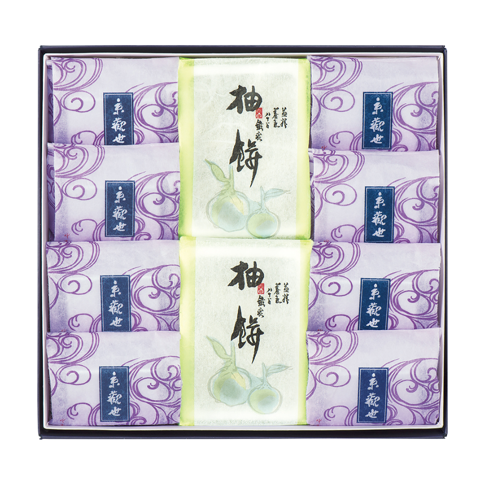 〈鶴屋吉信〉京観世・柚餅詰合せ（個包装10個入）