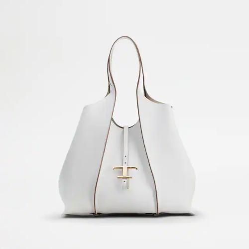 T タイムレス レザー ショッピングバッグ ミディアム