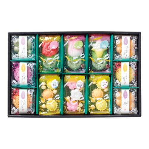 〈麻布十番・花一会〉花椀・花一りん・浮き花最中詰合せ