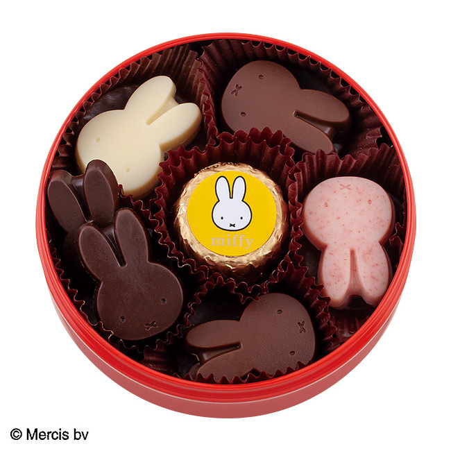 ミッフィーのチョコレートがカワイイ モロゾフ 絵本の世界をギュッと閉じ込めた缶入りアソート