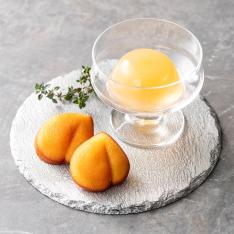 岡山清水白桃ケーキとジュレの詰合せ