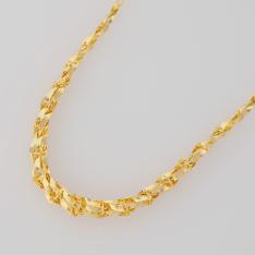 純金グラデーションネックレス