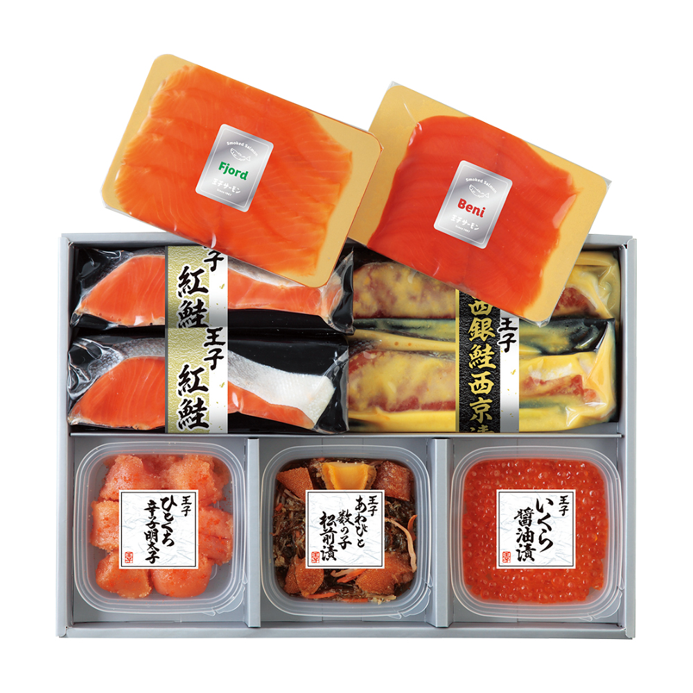 〈王子サーモン〉スモークサーモン・海の幸セット