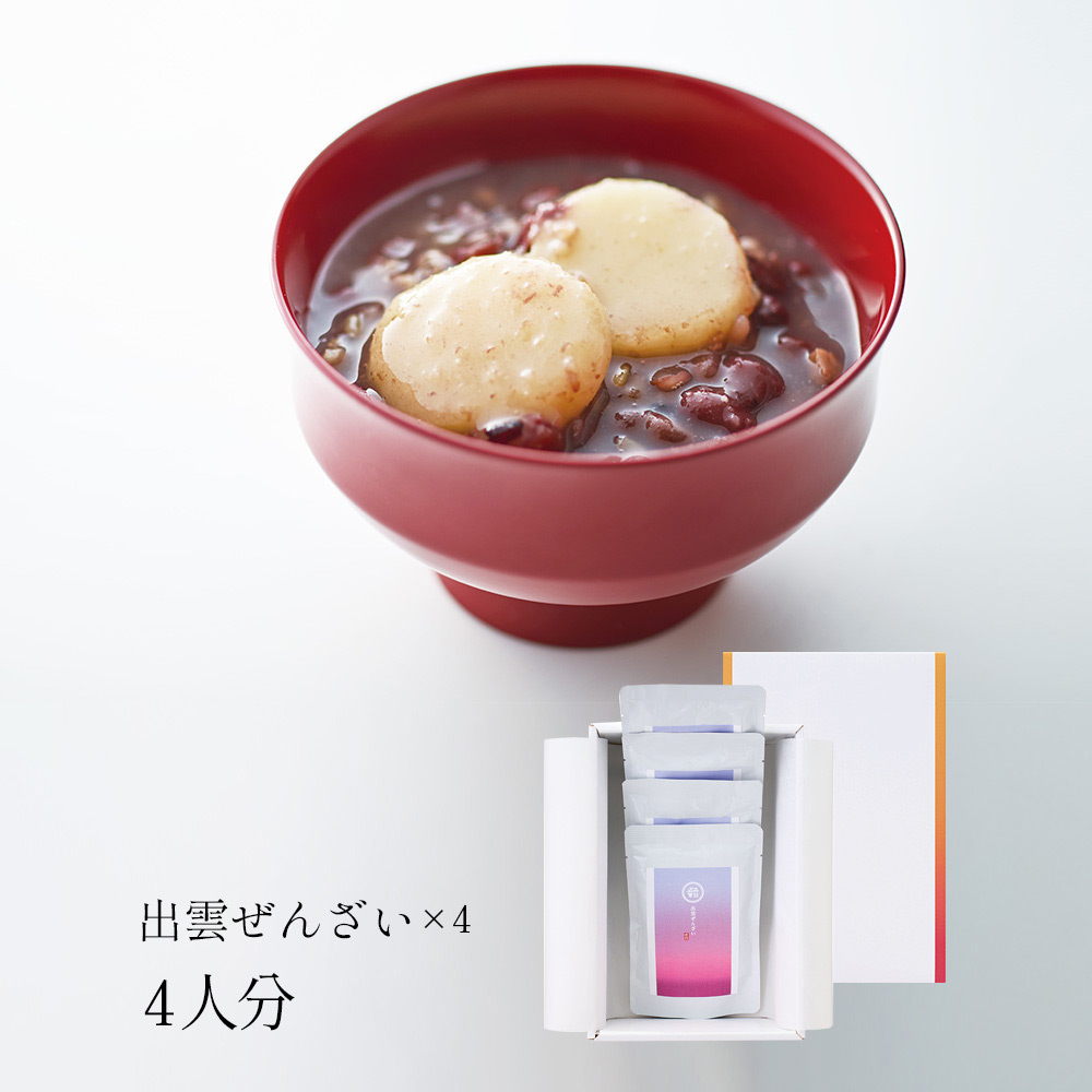 万福 出雲ぜんざい4個セット