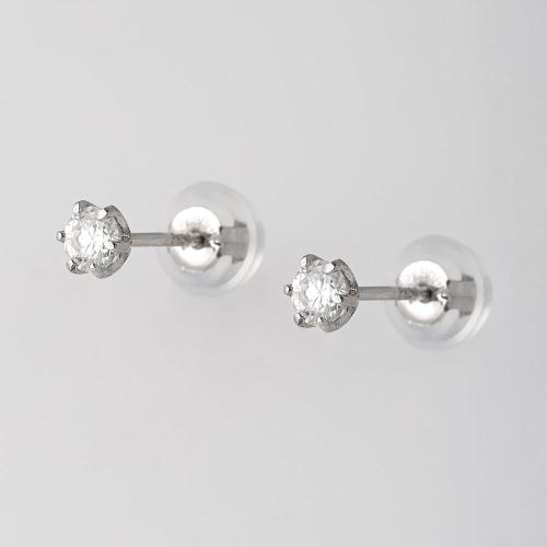 Pt0.2ctダイヤピアス