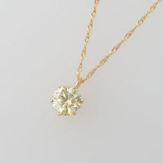 K18 0．5ctダイヤペンダント