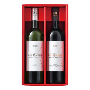 ブルゴーニュ・ボルドー産紅白ワインセット（ギフトボックス付き