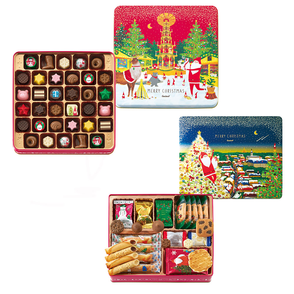 ゴンチャロフ クリスマスアソートチョコレート＆クリスマスアソートギフト（各1缶・計2缶セット） | 商品詳細 | 高島屋オンラインストア