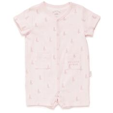 ［BABY］ぬいぐるみ柄ロンパース 70→80