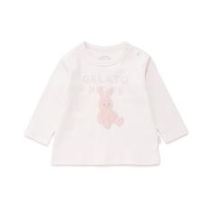 ［BABY］ぬいぐるみワンポイントロンT