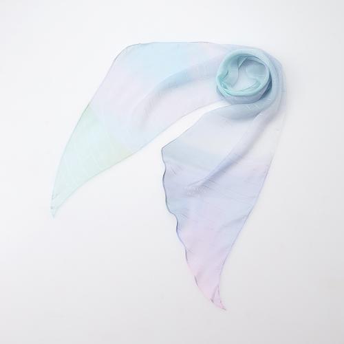 【母の日】ランバン オン ブルー シルクスカーフ