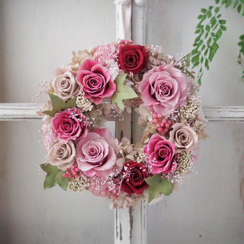 【母の日】ロゼリーヌ リース